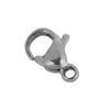 CL056 - 10 pcs. 304 Stainless Steel Lobster Clasps - 13mm X 8mm - Hypoallergenic! Tarnish Resistant! - Claw Clasps - Silver