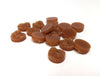 CA129 - 10 pcs Druzy Resin Embellishment Cabochons Light Brown Cappuccino - 12mm (1/2 in)