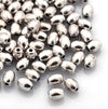 BD779 - 100 pcs. - Antique Silver Barrel Spacer Beads - 5mm x 4mm - Hole Size: 1mm