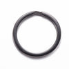 J255 - 5 pcs. 304 Stainless Steel Gunmetal Split Rings Key Rings - 25mm (1 inch) - Hypoallergenic! Tarnish Resistant! - 2mm Thick