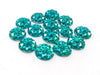 CA544B - 100 pcs Druzy Resin Embellishment Cabochons Blue Ice Mint Multicolor - 10mm - Shimmer Style