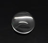 CA551 - Lot of 100 Circle Clear Round Glass Dome Seals Tiles - 12mm