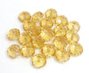 CA813 - 20 pcs. Champagne Crystal Glass Faceted Rondelle Beads - 8mm - Hole Size: 1.3mm
