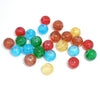 BD162 - 100 pcs Crackle Beads, Glass, 8mm - Assortment (5 Colors)