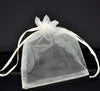 D002 - 50 pcs. Ivory Organza Bags - 9cm x 7cm (3.54 in x 2.76 in)