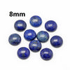 CA985 - 10 pcs Lapis Lazuli Blue Stone Embellishment Cabochons - 8mm - Round