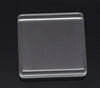 CA285 - 10 pcs. Square Clear Glass Dome Seals Tiles - 25mm (1 in)