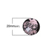 CA300B - 30 pcs Circle Camera Photography Assortment Glass Round Dome Seals Tiles Cabochons - 20mm (3/4")