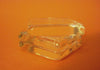 CA284A - 50 pcs. Square Clear Glass Dome Seals Tiles - 15mm - 4.5mm Thick - Flat Top and Bottom