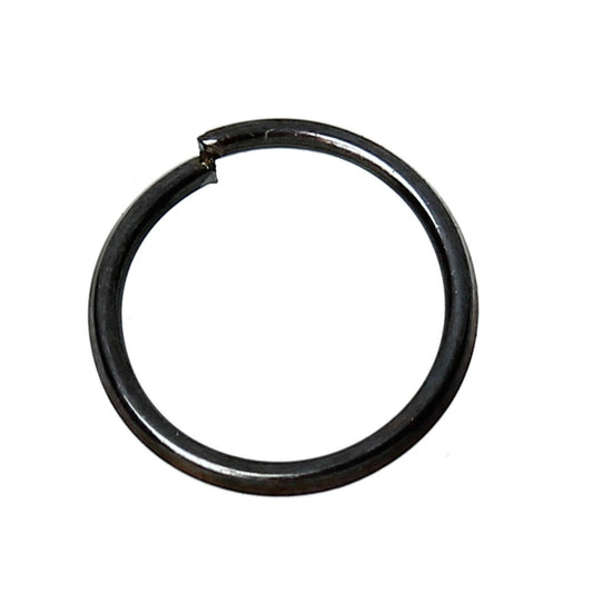 J290 - 100 pcs Gunmetal Open Jump Rings - 8mm - 21 Gauge (0.7mm Thick)