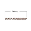 N130 - 100 pcs. - Antique Copper Extender Extension Chain Links Tails - 2 inch