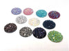 CA641 - 10 pcs Druzy Resin Embellishment Cabochons Assortment - 20mm - Dome Style