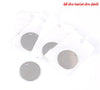 P987 - 10 pcs. Stainless Steel Round Circle Stamping Tags - 30mm (1.18 inch) (3 cm)