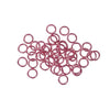J085 - 100 pcs Pink Open Jump Rings 6mm - 18 Gauge - High Quality (1mm Thick