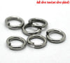 J204 - THICK - 500 pcs 304 Dark Stainless Steel Open Jump Rings 7mm - 16 Gauge - High Quality