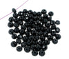 BD454 - 200 pcs Black Crystal Quartz Faceted Rondelle Beads - 4mm - 4x3mm