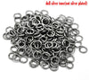 J204 - THICK - 500 pcs 304 Dark Stainless Steel Open Jump Rings 7mm - 16 Gauge - High Quality