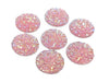 CA641 - 10 pcs Druzy Resin Embellishment Cabochons Assortment - 20mm - Dome Style