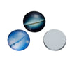 CA396 - 10 pcs Circle Galaxy Universe Glass Round Dome Seals Tiles Cabochons - 12mm - Design A