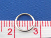 J127 - 600 pcs Silver Tone Open Jump Rings 8mm - 20 Gauge
