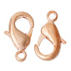 CL090 - 50 pcs. Rose Gold Plated Lobster Parrot Clasps - 12mm x 7mm - Made of Copper - High Quality! Claw Clasps