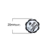 CA514 - 30 pcs Circle Sailing Assortment Glass Round Dome Seals Tiles Cabochons - 20mm (3/4")
