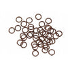 J086 - 100 pcs Brown Open Jump Rings 6mm - 18 Gauge - High Quality (1mm Thick