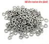J310 - 500 pcs 304 Stainless Steel Open Jump Rings 5mm - 16 Gauge (1.2mm Thick)- High Quality! Tarnish Resistant!
