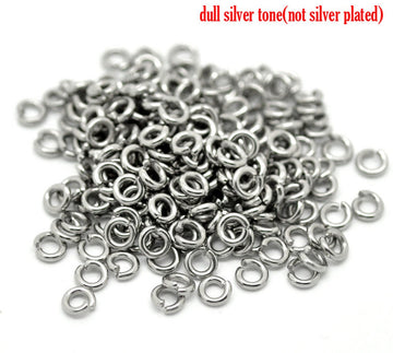 J310 - 500 pcs 304 Stainless Steel Open Jump Rings 5mm - 16 Gauge (1.2mm Thick)- High Quality! Tarnish Resistant!