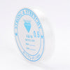 CA715 - 1 Roll - 8M (26.24 ft) - Clear Transparent Beading Stretch Elastic Cord Roll - 0.6mm