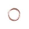 J253A - 100 pcs Rose Gold Plated Open Jump Rings 5mm - 21 Gauge (0.7mm Thick) - High Quality!