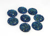 CA641 - 10 pcs Druzy Resin Embellishment Cabochons Assortment - 20mm - Dome Style