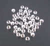BD356A - 200 pcs Silver Plated Alloy Smooth Ball Spacer Beads- 4mm