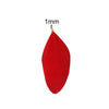 E489 - 10 pcs Red Dangle Charms Pendants - Feather - Gold Plated Crimps - 85mm (3/4") - Great for Light Earrings or Dangles!