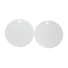 P2084 - 50 pcs. Silver Plated Circle Round Stamping Tags - 15mm - Thin