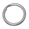 J018 - 10 pcs. 304 Stainless Steel Split Rings Key Rings - 20mm (0.79 inch) - Hypoallergenic! Tarnish Resistant! - 2.5mm Thick