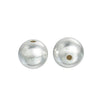 BD354 - 10 pcs 925 Sterling Silver Smooth Ball Spacer Beads - 6mm - Platinum Plated