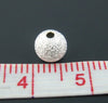 BD405 - 6mm - 150 pcs. Silver Plated Stardust Ball Spacer Beads