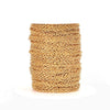 N167 - 1M (3.28 Ft) - 304 Stainless Steel Gold Plated Cable Soldered Chain - 2.5mm x 2mm Links - 0.5mm Thick - Hypoallergenic