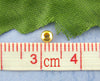 BD511 - 1000 pcs Gold Plated Alloy Smooth Ball Spacer Beads- 3mm