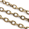 N102 - 10M (32.8 Ft) - Antique Bronze Iron Cable Chain Link - 5x3.3mm - 5mm x 3.3mm - 3.3x5mm