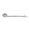 H061 - 10 pcs. - Silver Tone Hair Bobby Pins Cabochons Bezels - 58mm x 10mm - 8mm Glue Pad