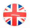 CA291 - 5 pcs. Circle UK Symbol Round Glass Dome Seals Tiles Cabochons Embellishments - 25mm (1 inch) - 1" - Flag - United Kingdom, Great Britain