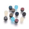 CA516 - 10 pcs Assortment of Druzy Resin Embellishment Cabochons - 4mm - Variety - Mix of Colors!