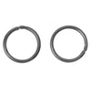 J087 - 100 pcs Gunmetal Open Jump Rings - 10mm - 18 Gauge (1mm Thick