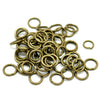 J129A - 200 pcs Bronze Open Jump Rings - 10mm - 15 Gauge