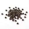 BD587 - 20 pcs Antique Bronze Clear Rhinestone Rondelle Spacer Beads - 6mm x 3mm - Grade AAA - Hole Size: 1mm - Straight Edge