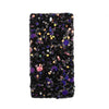 P614 - 10 pcs. Black Multicolor Faux Leather Dangle Charms Pendants - Rectangle - 41mm (1.6") - Great for Light Earrings, Necklaces or Dangles!