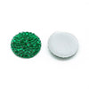 CA135 - 10 pcs Druzy Resin Embellishment Cabochons Green - 12mm - Shimmer Style