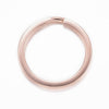J261 - 5 pcs. 304 Stainless Steel Rose Gold Plated Split Rings Key Rings - 25mm (1 inch) - Hypoallergenic! Tarnish Resistant! - 2mm Thick